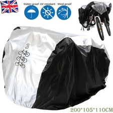 For 3 Bikes Large Waterproof Mountain Bicycle Cycle Bike Cover Dust UV Protector