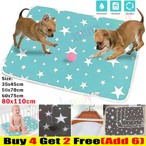 Washable large pet pee pads - washable,