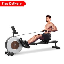 Compact Water Resistance Rowing Machine with Stability & Low Noise for Home Gyms