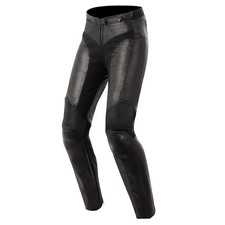 Alpinestars Vika Trousers Womens Sw Soft Leather Fashion Look Knee Protectors