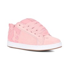 DC Women's Court Graffik Skate Shoes - Pink/White