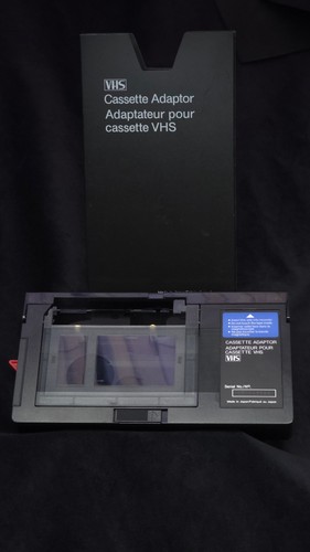 Vhs cassette adaptor - vhs,