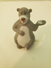 Windup Disney Jungle Book Baloo Bear Plastic Toy 3" Working  Motor is weak
