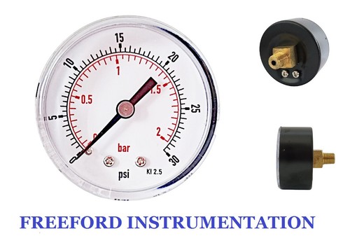 Low pressure gauge air oil - pressure,