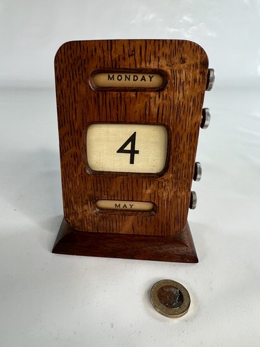 Vintage wooden perpetual - vintage,