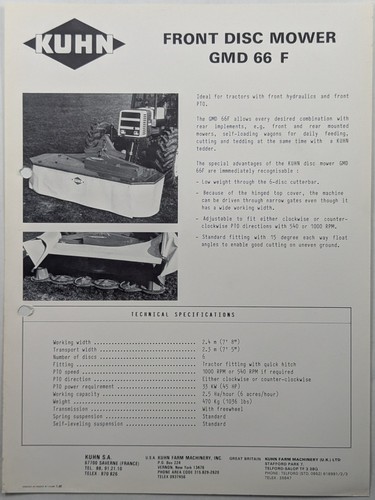 Original kuhn gmd front - original,