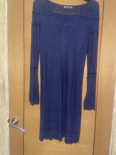 Biba vintage navy - navy, beaded