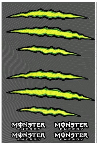 Monster energy drink - monster, stickers