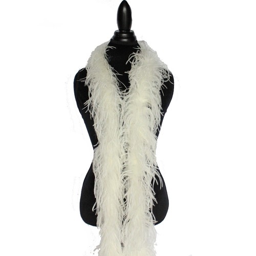 Ivory ply ostrich feather - ivory,