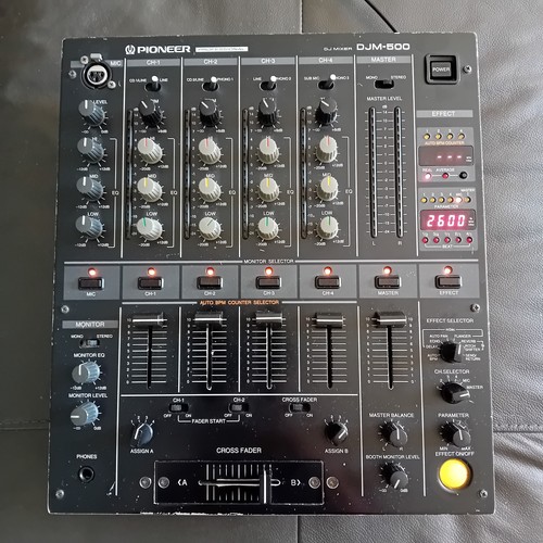 Pioneer djm 500 channel dj - djm, 4-channel