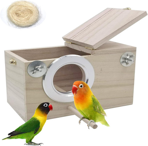 Parakeet nesting box bird - parakeet,