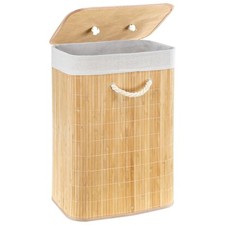 Bamboo Laundry Basket with Lid