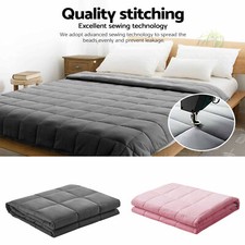 Weighted Blanket Sensory Premium Therapeutic Bedding Throw Adult Kids 
