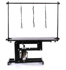 Pedigroom Large Professional Heavy Duty Hydraulic Dog Grooming Table with H Bar