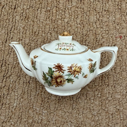 February floral porcelain - february,