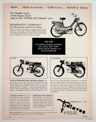 Batavus flying dutchman moped - batavus,