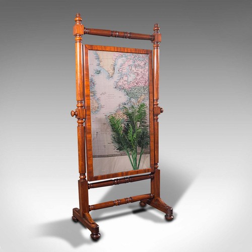 Grand antique cheval mirror - grand,