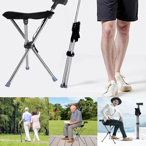 Folding portable walking stick - portable,