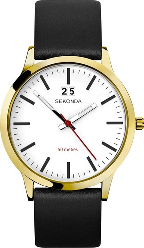 Sekonda mens watch with white - watch,