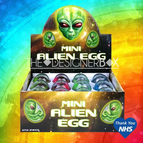 12x mini gooey aliens eggs - aliens,