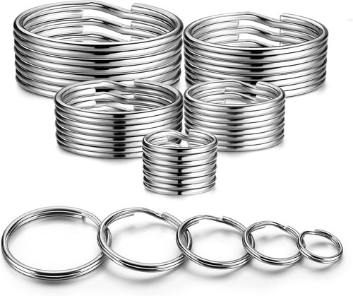 Keyring split rings silver - keyring,