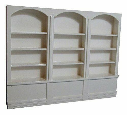Large white shop shelving - large,