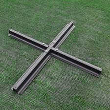 Cross Frame Parasol Base Patio Umbrella Garden Heavy Duty Metal Stand Holder UK