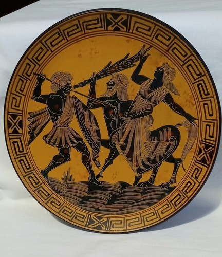 Vintage plate greek mythology - plate,