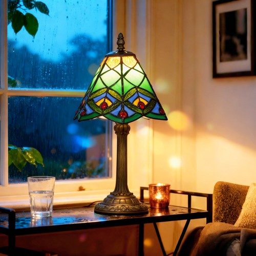 Tiffany style table - tiffany,