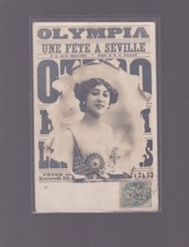 postcard paris OLYMPIA UNE FETE A SEVILLE Reutlinger palicot 1906