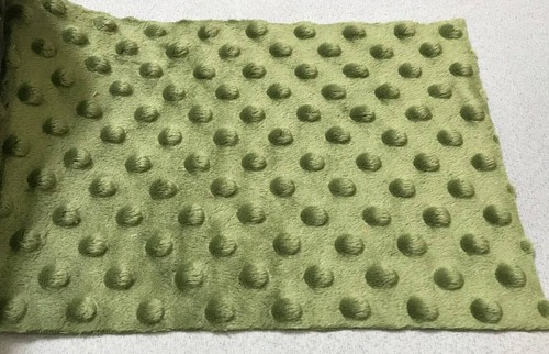 Minky rosemary dimple dot soft - rosemary,