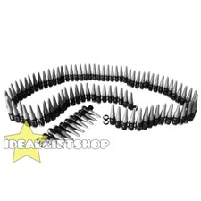 ADULTS UNISEX BULLET BELT FANCY DRESS ARMY SOLDIER MILITARY GUN WESTERN COWBOY