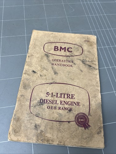 Vintage owners manual bmc - bmc, 5.1