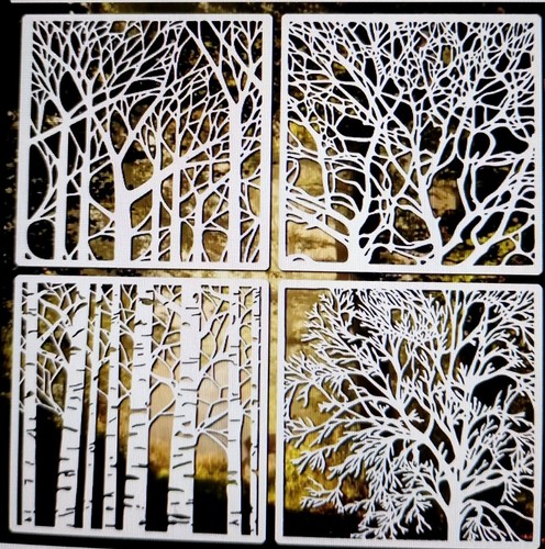 4pcs tree set - tree, reusable