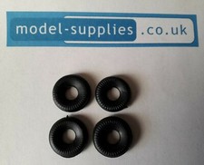 Corgi Major reproduction black Rubber Tyres - fit Bedford S type & TK type 