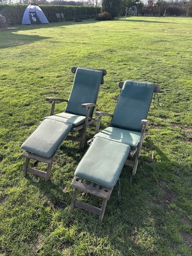 Teak sun loungers steamer - sun,