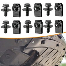 5pcs Car Engine Under Gearbox Cover Undertray Shield Splash Guard Fastener Clip