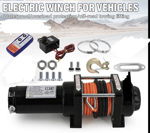 Updated electric winch 12v - electric,