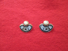 M Frey Wille Clip On Earrings - 4cm Wide