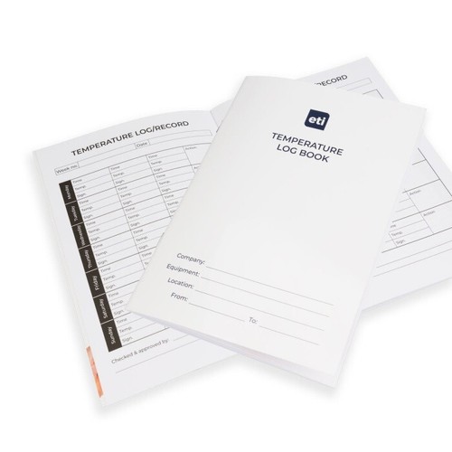 Fridge temperature log books - temperature,