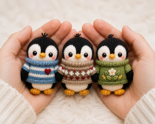 Penguin knitting pattern - knitting,