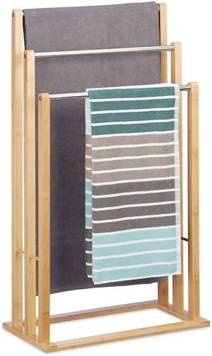 Bamboo wooden tier steel - wooden, 3-tier