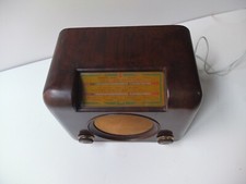 VINTAGE BUSH BAKELITE VALVE RADIO TYPE D A C 90A...
