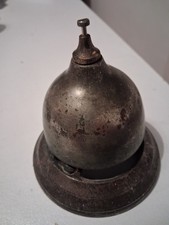 Vintage Mid Century Modern Metal Table Top Bell for Hotel Front Desk or Counter
