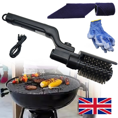 Electric grill cleaning brush - electric,