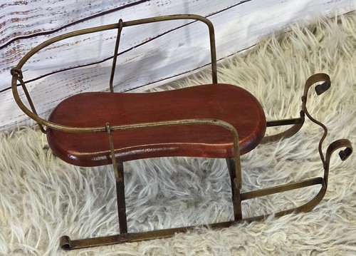 Antique german iron sled - iron,