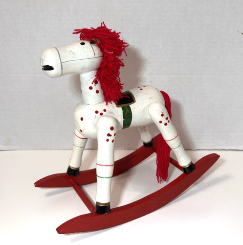 Large wooden rocking horse - large,