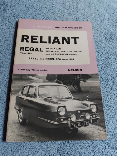 Reliant regal olyslager - regal, owners