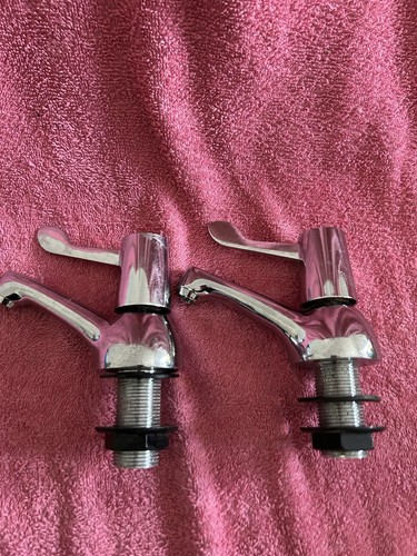Pair chrome lever bath - pair,