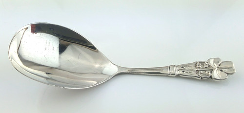 Vintage silver caddy spoon - caddy,